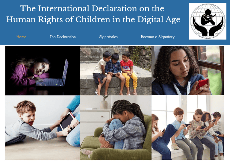 The International Declaration on the Human Rights of Children in the ...